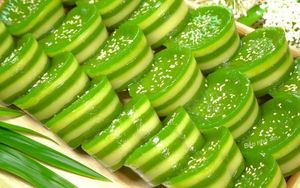 Pastel de Pandan Vietnamita Congelado al por Mayor – Postre Dulce Tradicional Vietnamita (banh da lon) - Product Image 4