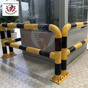 Protection contre la corrosion et durabilité de la barrière de sécurité en acier robuste pour une utilisation en usine en entrepôt protège contre l'impact du chariot élévateur - Product Image 5