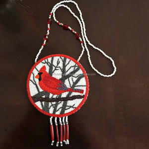 Cuentas de semillas de estilo Trible, collar de colibrí, cuentas de semillas con forma geométrica, estilo romántico Unisex para aniversarios - Product Image 4