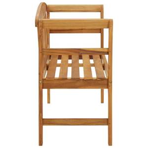 Banco de Jardín de Madera de Acacia Sólida, Muebles de Patio Duraderos de Tamaño Mediano - Product Image 3