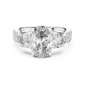 Anillo Solitario Elegante con Diamante Ovalado de 2 Quilates Cultivado en Laboratorio, Engastado en Oro Rosa de 18 Quilates, para Bodas, Compromisos, Fiestas, Uso Diario y de Oficina - Product Image 5