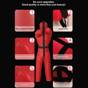 Saco de Boxeo Colgante de Cuero Sintético Premium de Alta Resistencia para Entrenamiento de Fuerza y Resistencia - Product Image 2