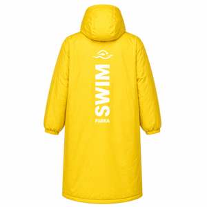 Luxury Swim Parka <b>Waterproof</b> Windproof Hooded <b>Changing</b> <b>Robe</b> Thick Fleece Lining Long Coat for Swimming Beach Outdoor Training - Product Image 4