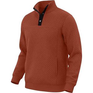 Sweat-shirt matelassé d'hiver 100 % coton pour homme 2026 – Décontracté, élégant, brodé, imprimé numériquement, coupe oversize - Product Image 6