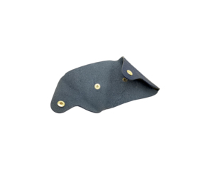 Porte-monnaie triangulaire minimaliste en cuir souple italien Castello, pochette utilitaire haut de gamme, doublure en polyester, plusieurs couleurs, portefeuille - Product Image 4