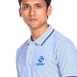 Packs de polos personnalisés en gros 100 % coton à manches courtes anti-plis pour hommes – Polos de golf avec logo de marque - Product Image 5