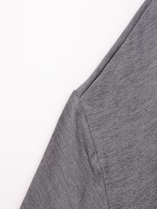 Men's Hooded Henley T-Shirt Short Sleeve Slim Fit Casual Solid Color Knitted Pullover Hoodie Top for Summer Streetwear - Product Image 5