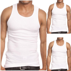Best Selling Logo T <b>Shirt</b> Custom Logo Men's <b>Moisture</b>-<b>wicking</b> Cotton Spandex Ribbed T <b>Shirts</b> Quick Dry Breathable Low Price Men's - Product Image 3