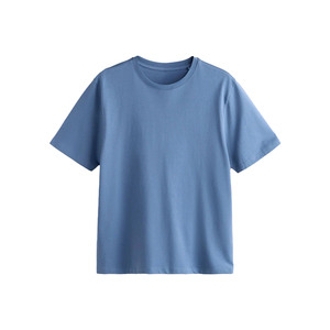 T-shirt col rond pour homme, manches courtes, tricoté, uni, décontracté, usage quotidien, logo personnalisé, grossiste fournisseur Pakistan Chine, personnalisation possible - Product Image 5