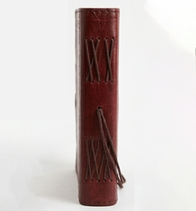 Carnet en cuir véritable avec motif griffon gravé, style antique, avec cordon tressé, fait main, vente en gros - Product Image 2