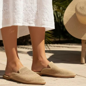 Sandalias de Rafia Hechas a Mano, Sandalias de Verano para Mujer, Zapatos Marroquíes - Product Image 1