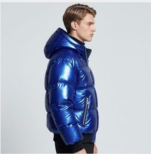 <b>Bubble</b> Oversized Custom Logo Front Outdoor Puffer Cotton <b>Coat</b> Autumn Plus Size Men's Stand Collar Jackets - Product Image 2