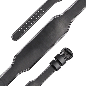 Ceinture de musculation en cuir Rajputana Corporation 10 mm/13 mm, respirante, antidérapante, réglable, protection professionnelle, fermeture à boucle - Product Image 3