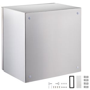 Contenitore in Acciaio Inox NEMA 4X 12 X 12 X 8 Piedi, Scatola Elettrica IP67 Impermeabile e Antipolvere per Uso Esterno/Interno - Product Image 1