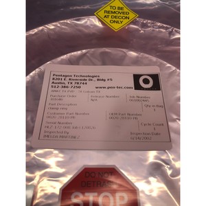 แหวนยึด AMAT 0020-28110 ขนาด 6 นิ้ว SMF, SST 1.88EE - อุปกรณ์และอะไหล่เซมิคอนดักเตอร์ระดับโลกที่เชื่อถือได้ - Product Image 1