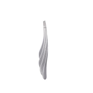 Pince à sourcils biseautée en acier inoxydable pour la réparation et l'épilation, outils de maquillage Rose - Product Image 2