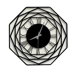 Modern Nordic Metal Sunburst Wall <b>Clock</b> Vintage Roman Numeral Silent <b>Large</b> Decorative Wall <b>Clocks</b> for Living Room Home Decor - Product Image 4