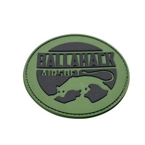 High Quality PVC patches custom logo 3D rubber badge waterproof soft durable velcro backing for clothing <b>hats</b> <b>bags</b> - Product Image 6