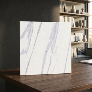 Foshan Fatong petit échantillon de carrelage en porcelaine émaillée en noyer blanc finition mate rustique 400x400mm carrelage mat en céramique de couleur blanche - Product Image 3