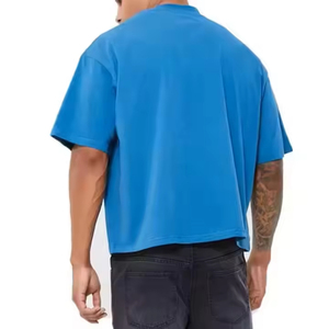 เสื้อยืดโอเวอร์ไซส์ผ้าคอตตอน 100% คุณภาพสูง ปักลายตามสั่งสำหรับผู้ชาย จากโรงงานผู้ผลิตโดยตรง - Product Image 3