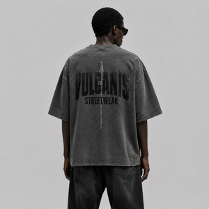 Camiseta de algodón lavado para hombre Archetype, manga corta, estampada, estilo casual urbano, tejido jersey, corte regular, logotipo frontal - Product Image 6