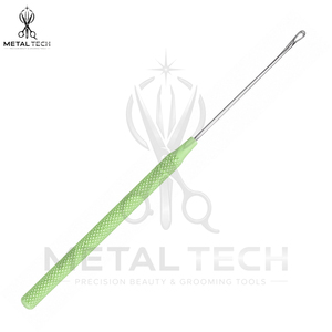 Factory Supply Hair Extension <b>Threader</b> Tool Steel Wire Loop Pulling <b>Needle</b> Set Textured Handle For Salon Extension Supplies - Product Image 4