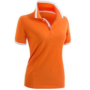 Camiseta polo personalizada para mujer 100% algodón, camisetas polo de manga corta de punto para mujer, bordado, nuevo diseño, camiseta polo de golf. - Product Image 3