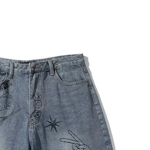 Shorts en jean élégants, shorts en denim brut, streetwear moderne et décontracté, qualité supérieure, fabricant OEM, vente en gros, exportation - Product Image 6