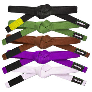Ceinture de Jiu-Jitsu Brésilien (BJJ) personnalisée, approuvée par l'IBJJF, en coton, fabriquée au Pakistan par un fabricant de ceintures d'arts martiaux. - Product Image 5