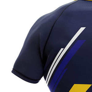 ชุดฟุตบอลทีมชายปี 2023 ผลิตในปากีสถาน เสื้อและกางเกงขาสั้น ดีไซน์ล่าสุด รับสั่งทำพิมพ์ลายตามต้องการ - Product Image 3