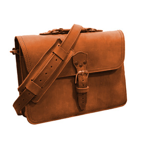 Porte-documents en cuir pour bureau, intérieur spacieux, plusieurs poches, fermeture éclair sécurisée, bandoulière réglable, imperméable - Product Image 4