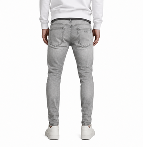 Custom <b>Men</b>’s Denim Pants Slim Fit <b>Stretch</b> Jeans Casual Streetwear Trousers Premium Cotton Blend Durable - Product Image 2