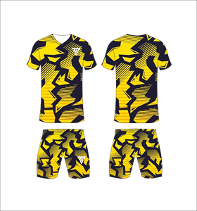 Conjunto de uniforme de fútbol sublimado personalizado para hombre con camiseta con estampado de patrón texturizado diagonal en blanco y negro y pantalones cortos a juego - Product Image 6