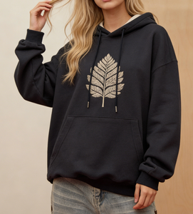 Sudadera con Capucha para Mujer OEM 2026, Personalizada con Bordado, Efecto Lavado, Bolsillo Canguro, Impresión 3D, Tejido Ecológico, Forro Casual - Product Image 3