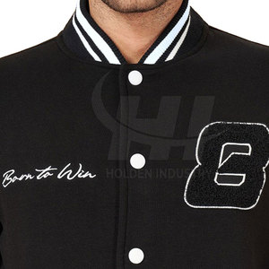Veste Letterman Premium en Tissu Doux, Style Tendance, Veste Letterman pour l'Extérieur, Mode - Product Image 6