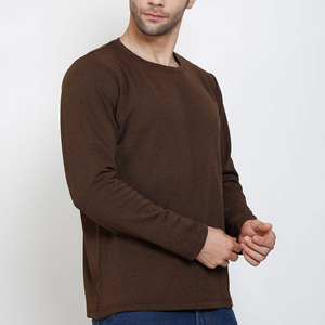 Men Long Sleeve T Shirt Premium Soft Cotton <b>Top</b> Men Long Sleeve T Shirt Featuring Flexible Fabric For <b>Layering</b> Travel - Product Image 3