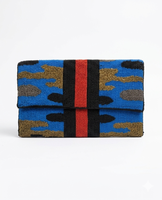 Pochette de Soirée Élégante et Luxueuse Perlée pour Femme, Sac de Mariage Fait Main avec Perles, Accessoire de Mode Ethnique de Créateur