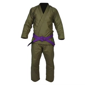 Kimono de Jiu Jitsu Unisex de Alta Calidad, Elástico, de Secado Rápido, Transpirable y Ligero, con Cuello en V, Conjuntos de Uniformes de BJJ, Poliéster/Algodón - Product Image 4