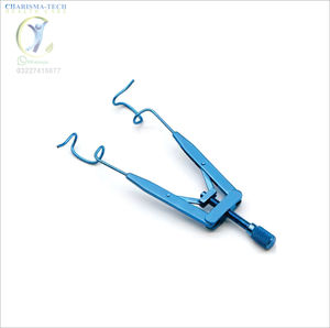 Espéculos Oftálmicos de Acero Lieberman, Instrumento Quirúrgico para Ojos, Herramienta Manual para Abrir Párpados, Certificado CE Clase I, Uso Hospitalario - Product Image 1