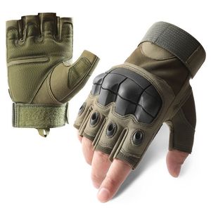 Gants de course universels à doigts entiers en cuir respirant absorbant les chocs pour le cyclisme en plein air anti-dérapant pour le VTT - Product Image 5