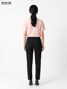 ANIMA Women's <b>Pink</b> Cotton T-Shirt Casual Breathable Short Sleeve - Product Image 4