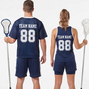 Wholesale Lacrosse Team Uniform Premium Custom Teamwear Breathable <b>Polyester</b> Jersey <b>Shorts</b> Quick Dry - Product Image 4