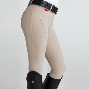 High Quality 4-way Stretch Horse Riding Breeches <b>Leggings</b> Tights <b>Equestrian</b> Wear Pants on Technical Fabric with Soft Feel - Product Image 5