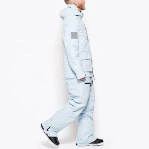 Combinaison de ski une pièce pour homme, imperméable, respirante, combinaison de snowboard, combinaison de neige thermique isolante pour l'hiver, pour homme et femme - Product Image 3