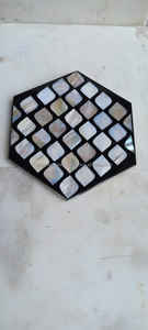 Posavasos con Incrustaciones de Nácar Indio Hechos a Mano, Nuevo Diseño Personalizable por ARTWORK MAESTRO - Product Image 3