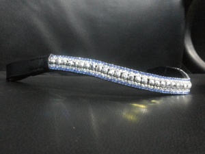 El mejor exportador de la India ofrece cristales de cadena dorada, banda para cejas de caballo hecha de cuero indio. - Product Image 3