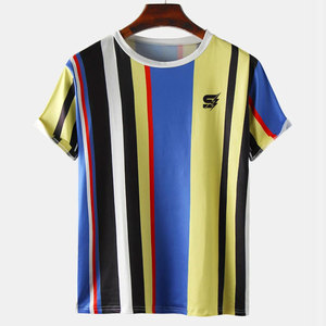 T-shirts pour hommes en coton 100% écologiques et légers, taille plus, avec logo personnalisé - Prix de gros, tissu 220g - Product Image 1