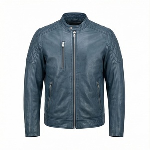 Chaqueta de Motociclista de Cuero Genuino para Hombre de la Mejor Calidad, Nueva Colección de Invierno, Chaquetas de Motocicleta con Protecciones Desmontables Personalizadas - Product Image 1