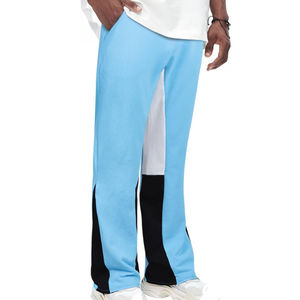 Pantalones Deportivos de Algodón Casuales para Hombre, de Alta Calidad, con Decoración Bordada, Elásticos y Acampanados, Servicio OEM - Product Image 1
