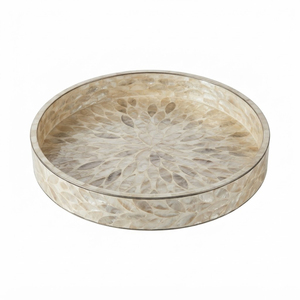 Bandeja Decorativa Hexagonal con Incrustaciones de Madreperla, Mosaico Geométrico de Conchas Marinas, para Mesa de Centro, Hotel, Venta al Por Mayor - Product Image 6